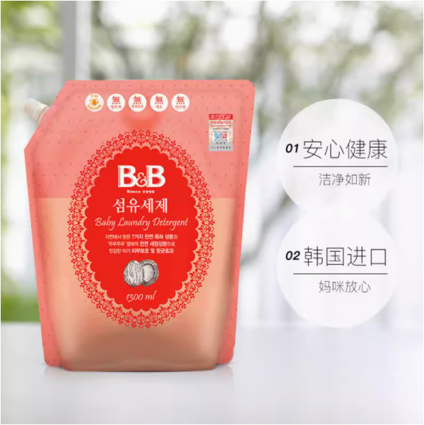 保宁纤维洗涤剂（香草香-袋装）1300ml