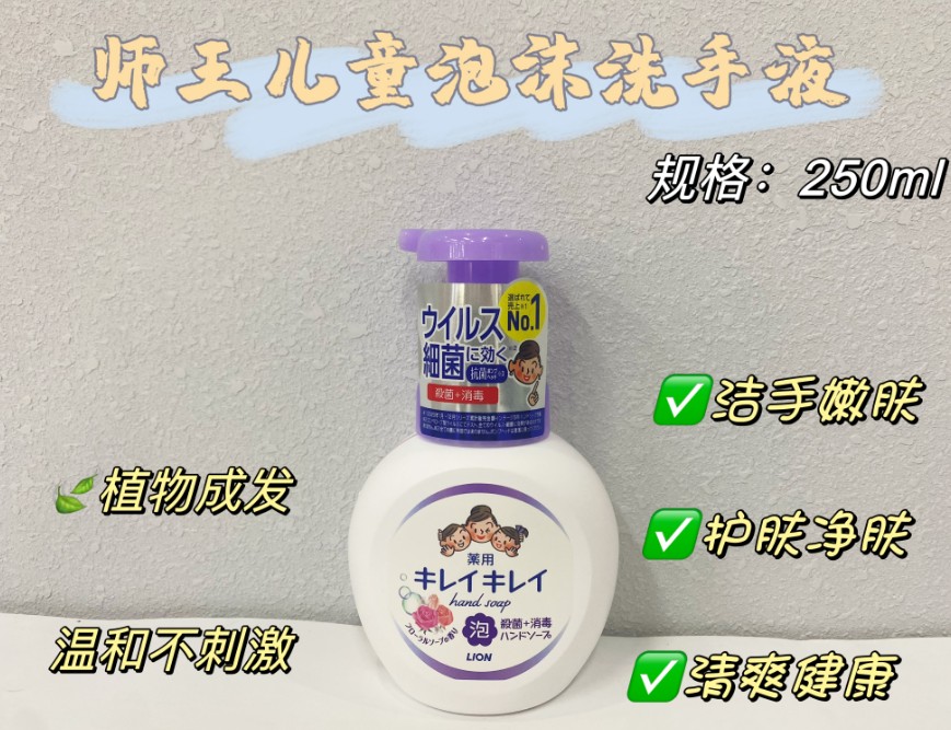 狮王除菌洗手液紫花香250ml