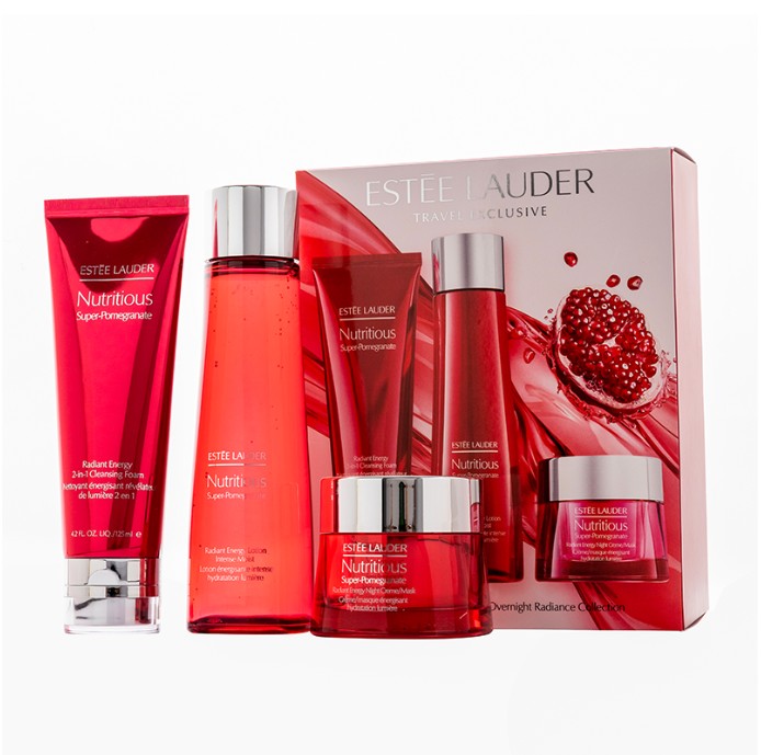 雅诗兰黛红石榴三件套