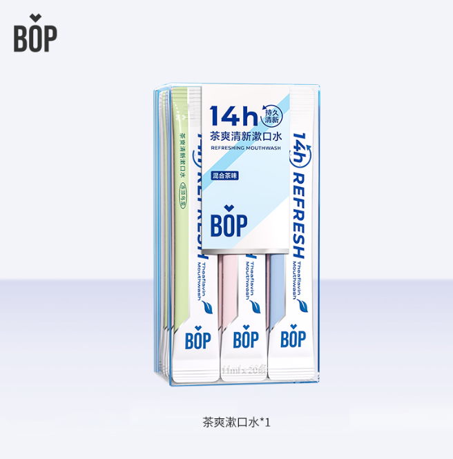 BOP波普漱口水混合茶味15条装