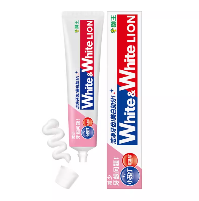 狮王小苏打美白牙膏（沁凉白桃香型）
