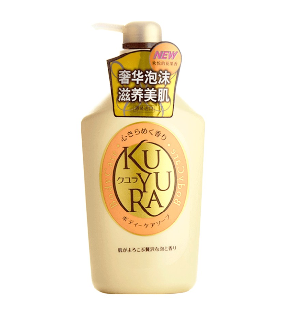 资生堂可悠然沐浴露（花漾之恋）550ml橘色