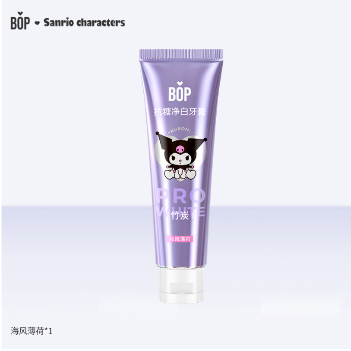 BOP波普抗糖净白牙膏海风薄荷100g库洛米