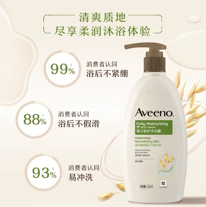 艾惟诺每日倍护沐浴露 532mL（成人）