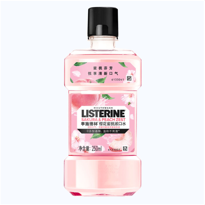 李施德林250ml漱口水(樱花蜜桃)