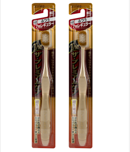 惠百施65孔舒适特护宽头牙刷精护装（中毛·2支装）