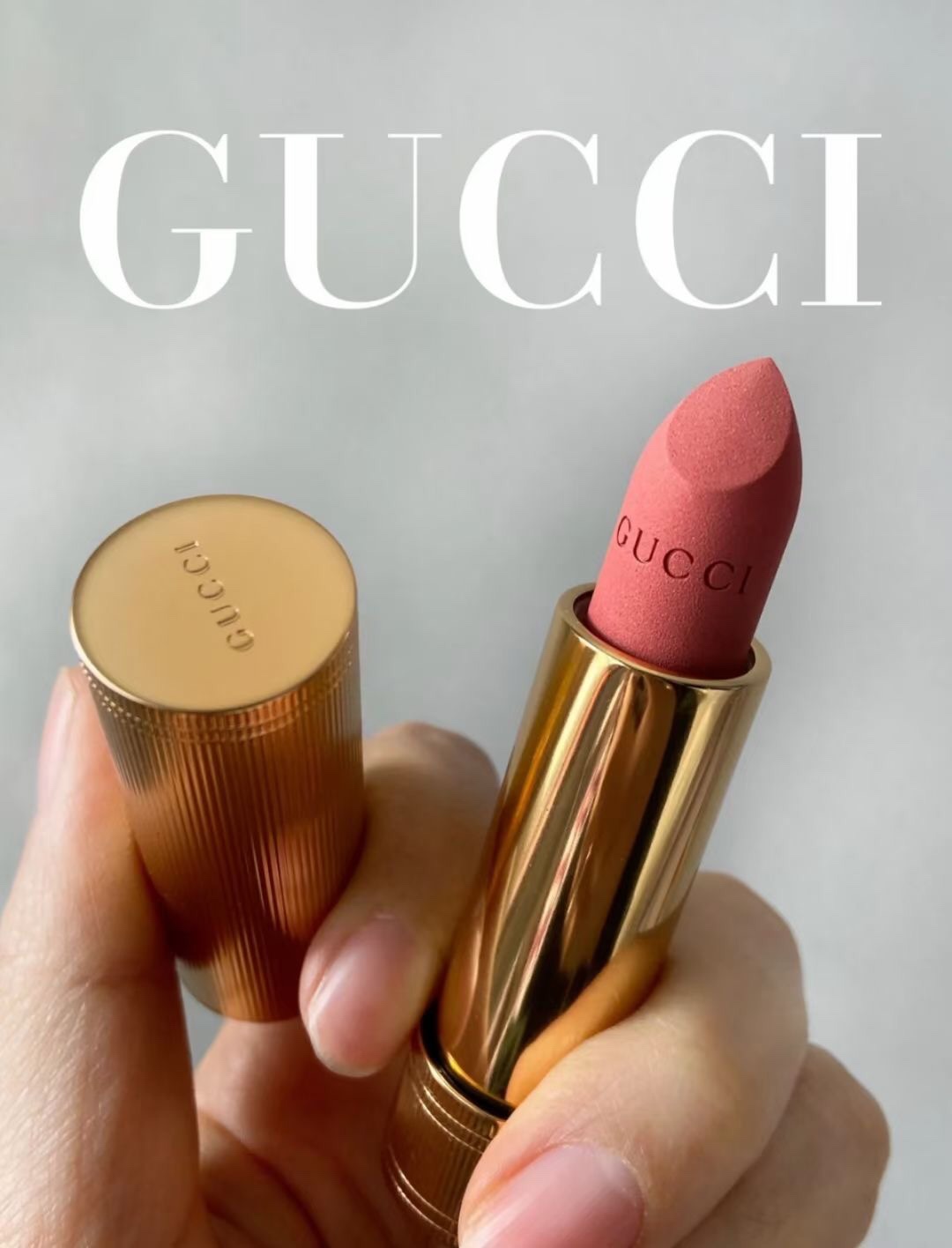 古驰208哑光斩男调调的蜜桃奶茶