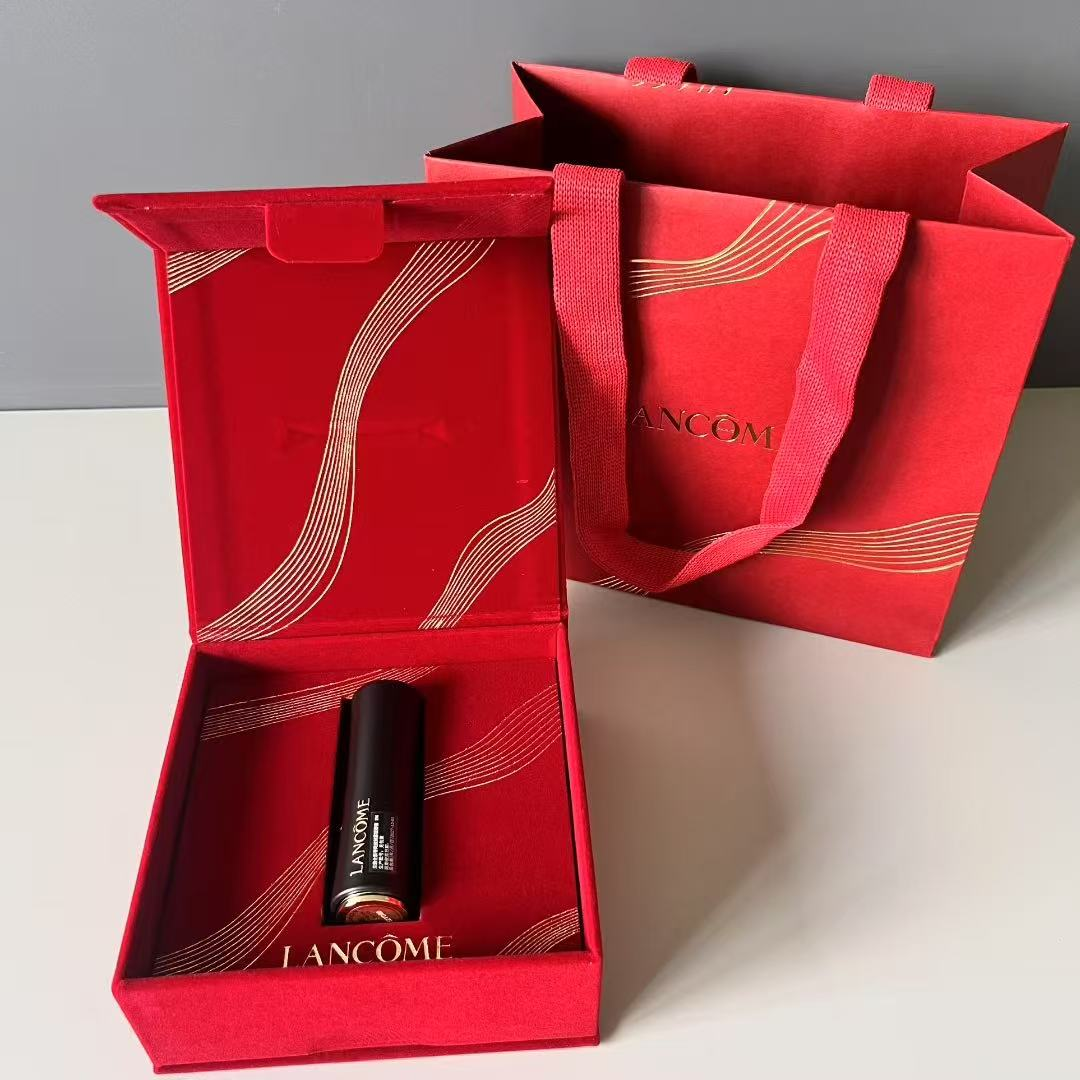 兰蔻196口红雾面红色礼盒装