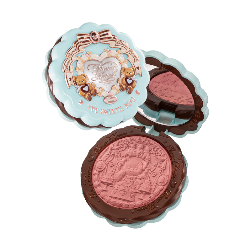 花知晓甜心小熊系列丝缎腮红05小熊饼干