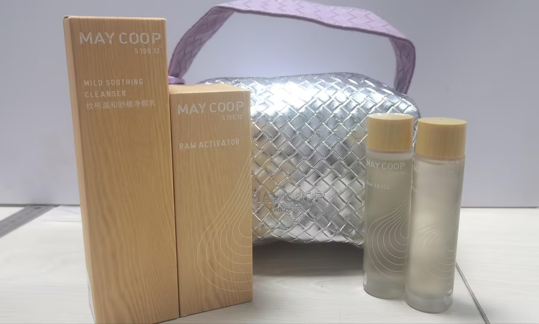 枚柯七菌精华露净颜乳组合 保湿补水