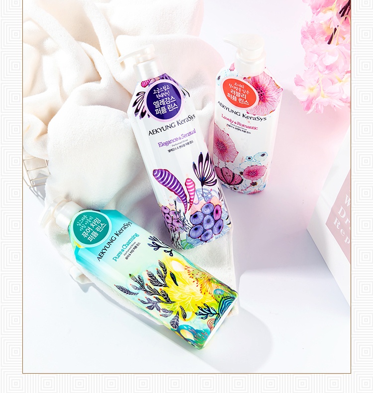 爱敬科娜洗丝优雅香氛护发素600ml