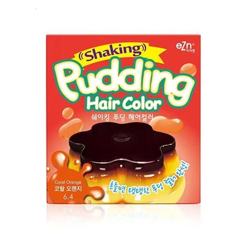 易知安珊瑚橙染发液6.4
