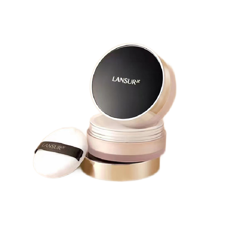 兰瑟穆色轻烟蜜粉01#浅穆微闪 持久定妆新品