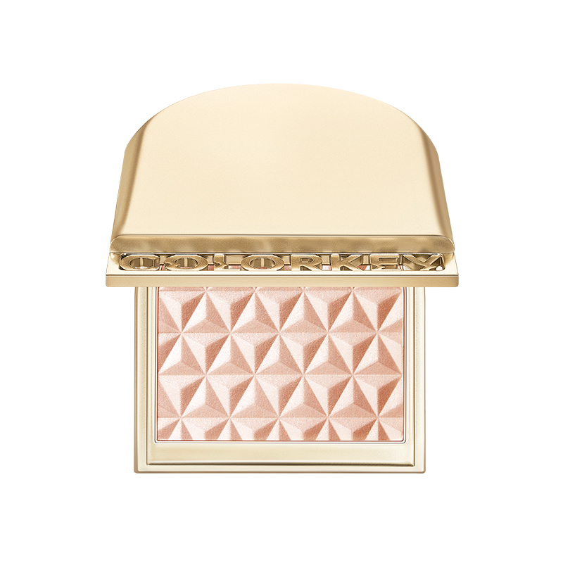 珂拉琪白茶高光粉饼：细腻珠光，自然修容