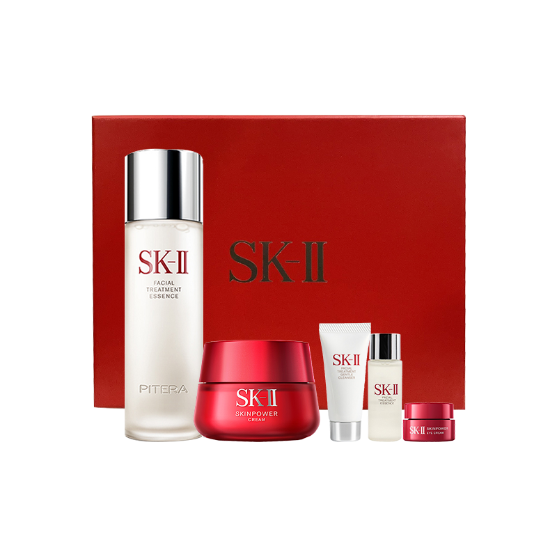 SK-II护肤精华露神仙水面霜两件套