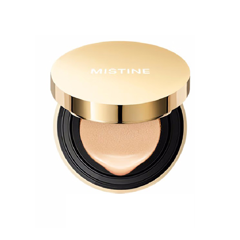 Mistine蜜丝婷柔绒雾颜气垫霜：高遮瑕养肤底妆