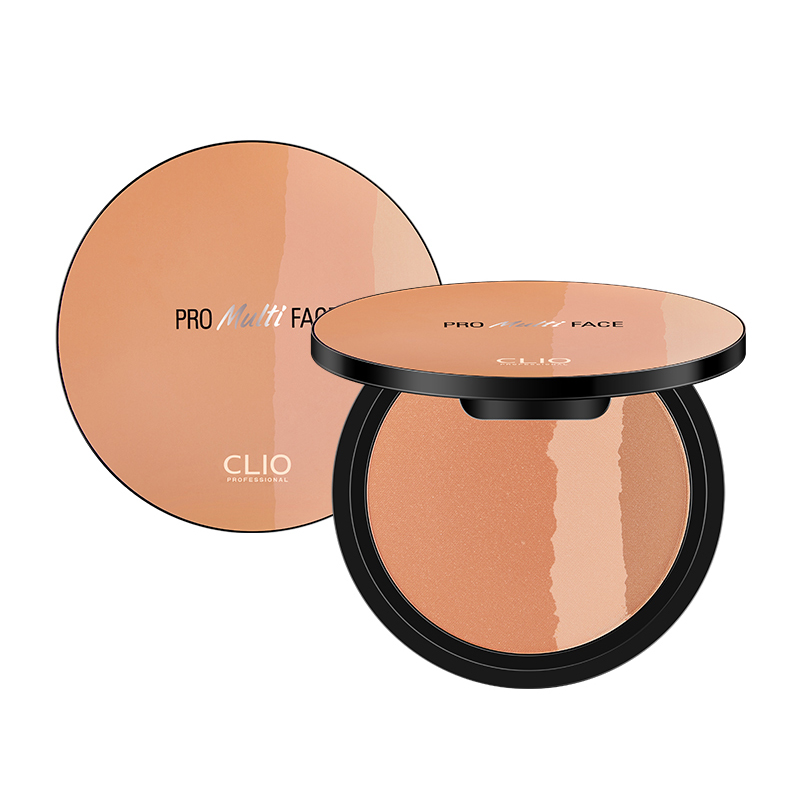 珂莱欧柔雾三色腮红01珊瑚橘 提亮肤色修容