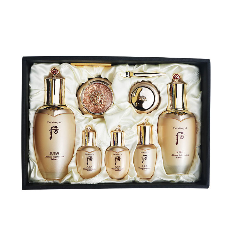 Whoo后天率丹和率提拉系列礼盒7件套 补水保湿提拉紧致