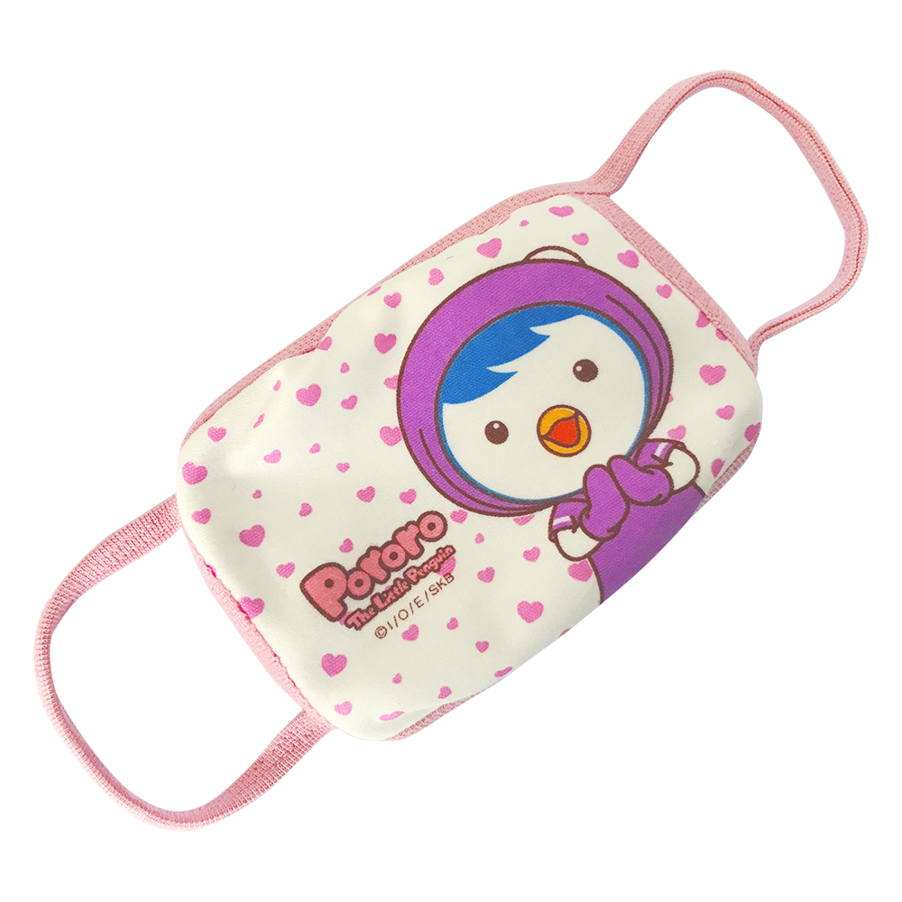 啵乐乐儿童防寒口罩（嘟嘟粉）3-9岁