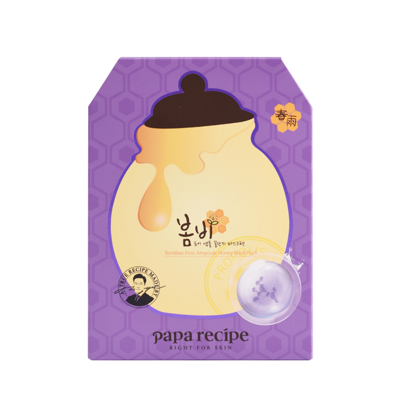 春雨蜂蜜乳糖酸细敛面膜（紫春雨）