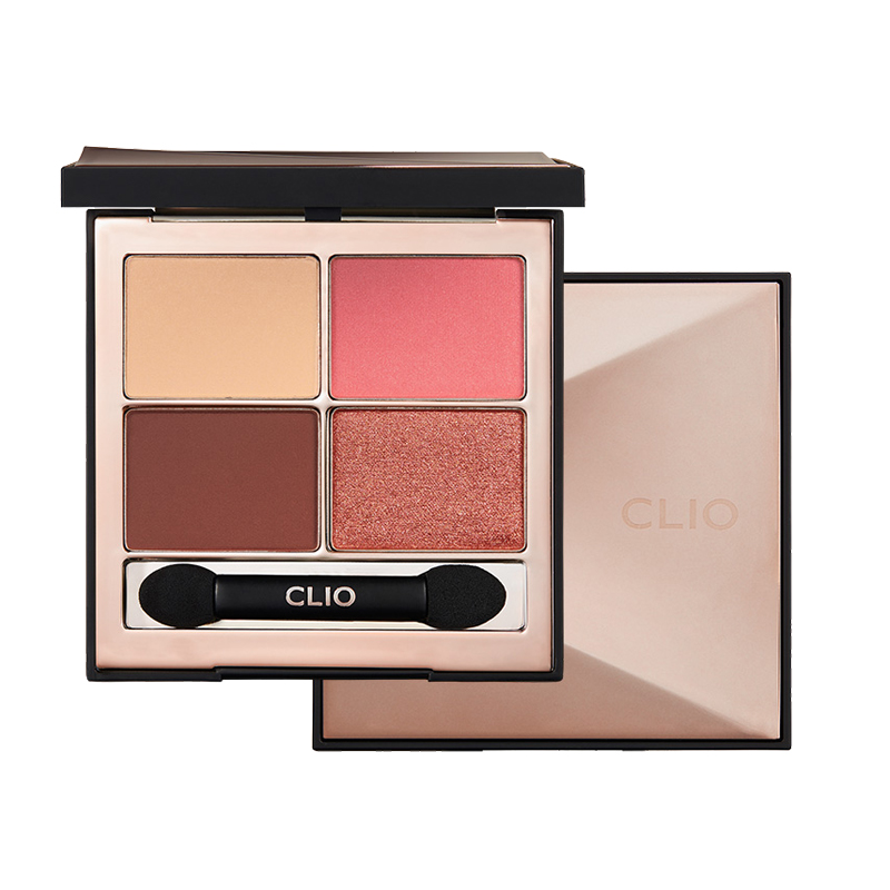 珂莱欧幻月四色眼影02沙漠迷雾粉 日常百搭精致四色