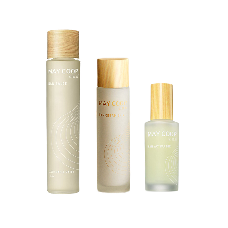 枚柯枫润水乳精华套装（小木瓶+保湿乳+七菌精华） 补水维稳滋养肌肤