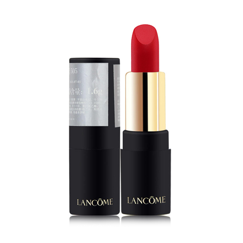 兰蔻菁纯丝绒雾面唇膏505#朱砂红1.6g