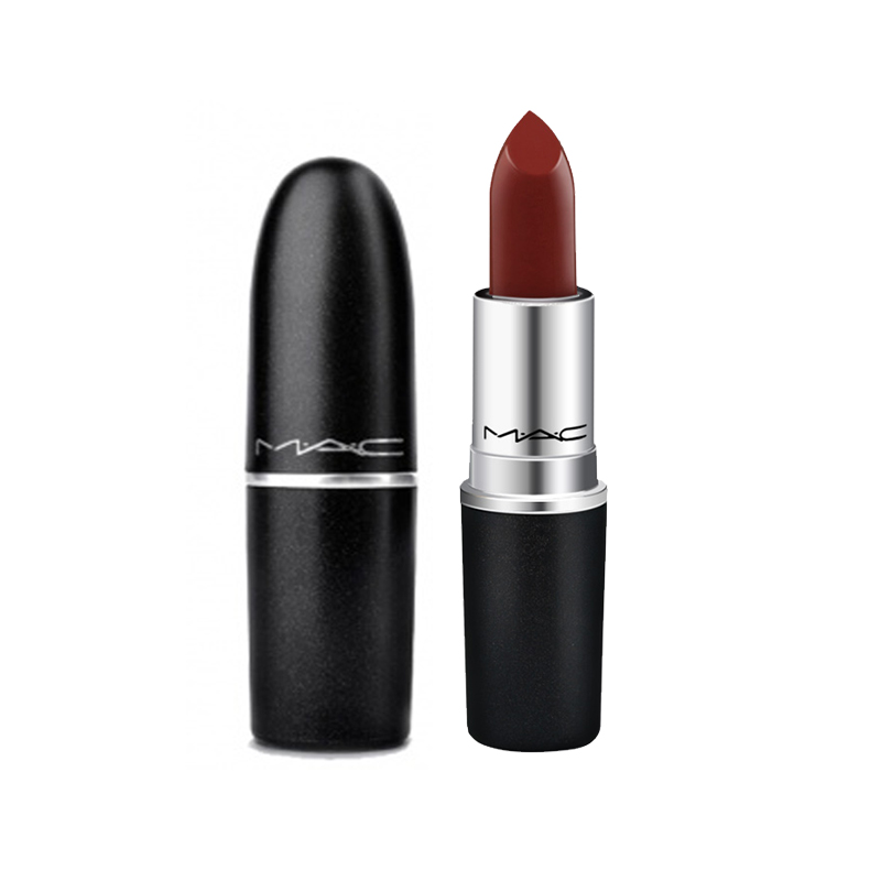 魅可柔雾哑光唇膏01Chili枫叶砖红色