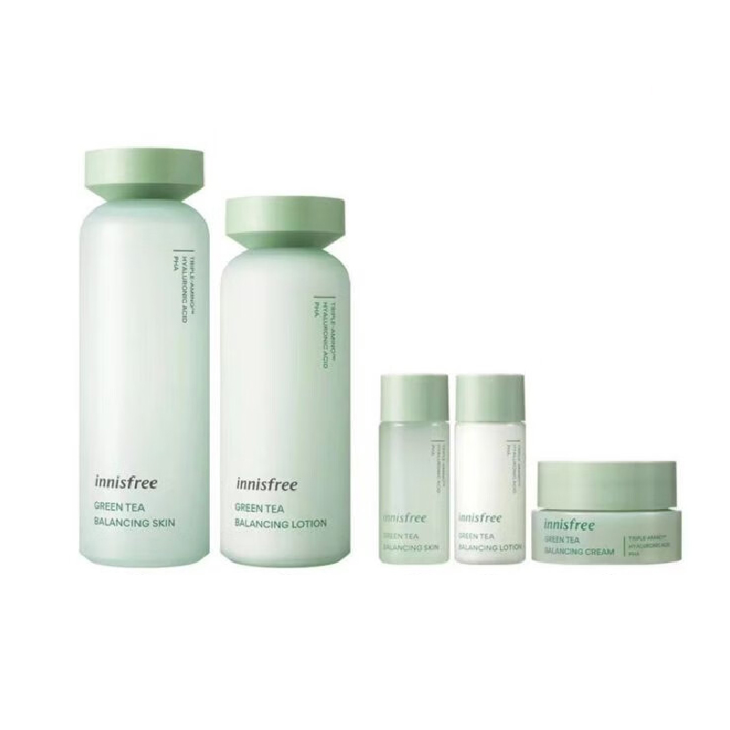 悦诗风吟绿茶平衡舒润水乳套装