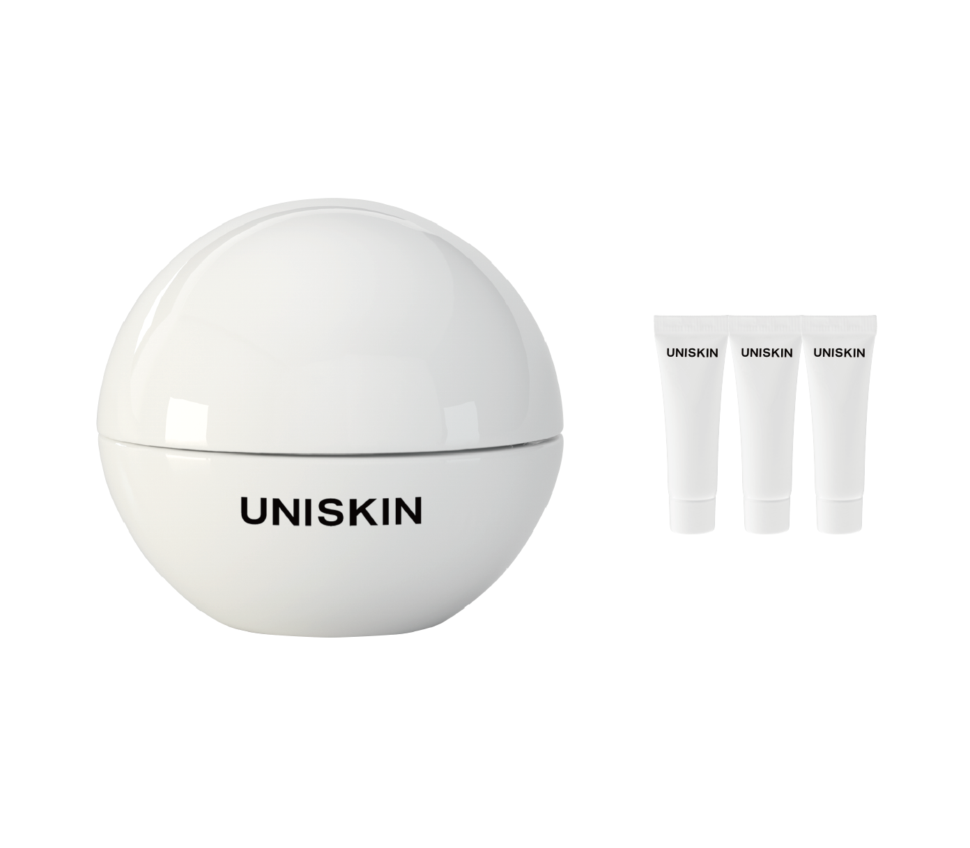 优时颜微笑眼霜套盒 紧致保湿提亮眼周