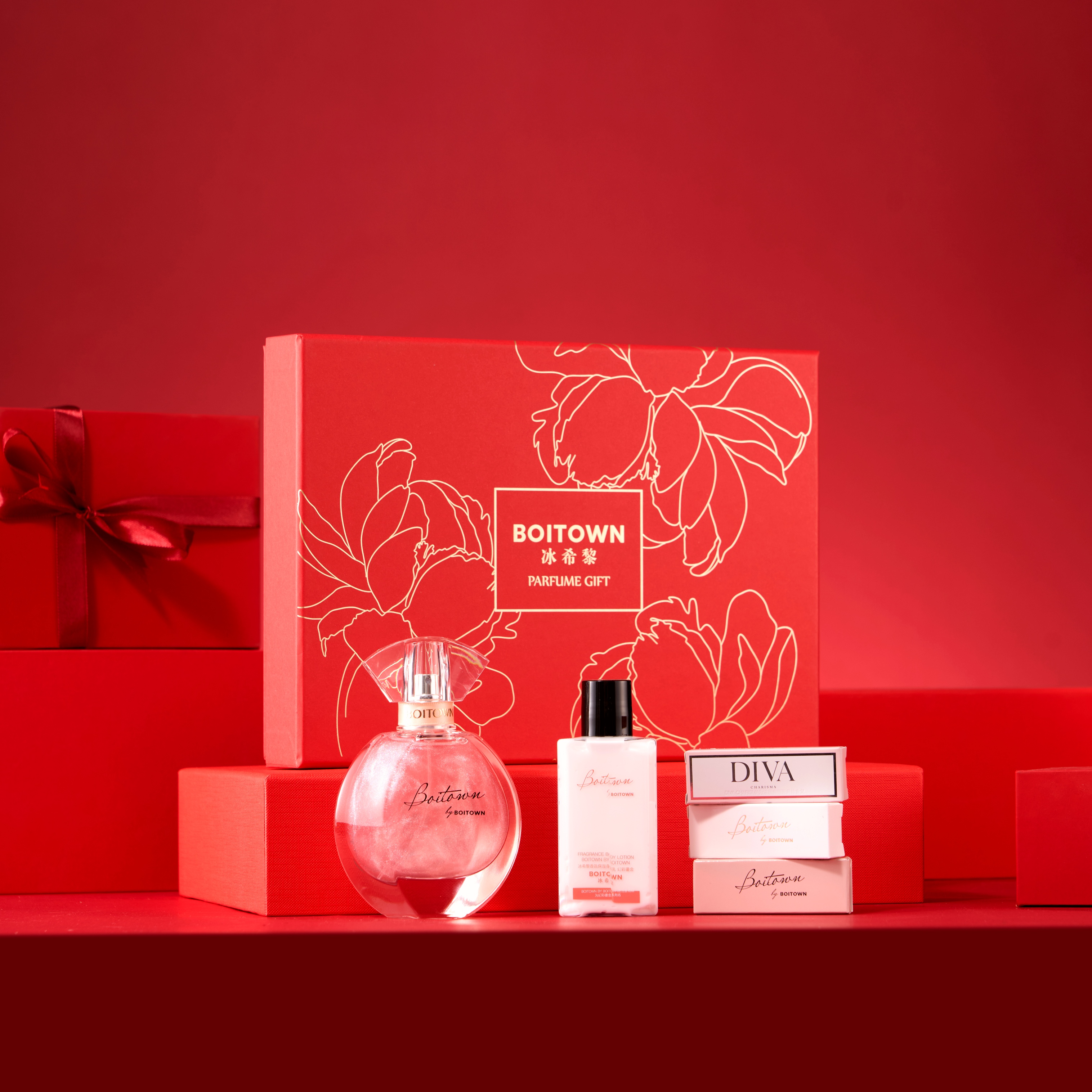 冰希黎幻彩鎏金心意香水礼盒 女士持久淡香