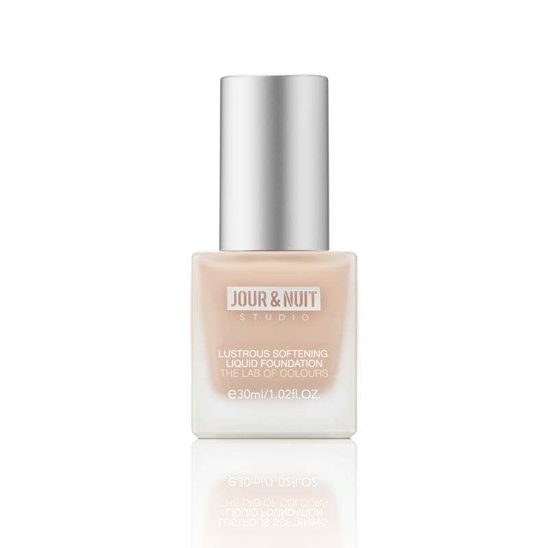 珠墨流光柔肤粉底液01白皙粉贝