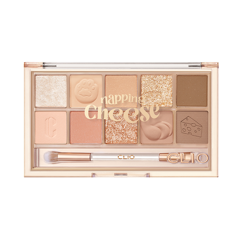 珂莱欧星沙十色橘猫眼影盘