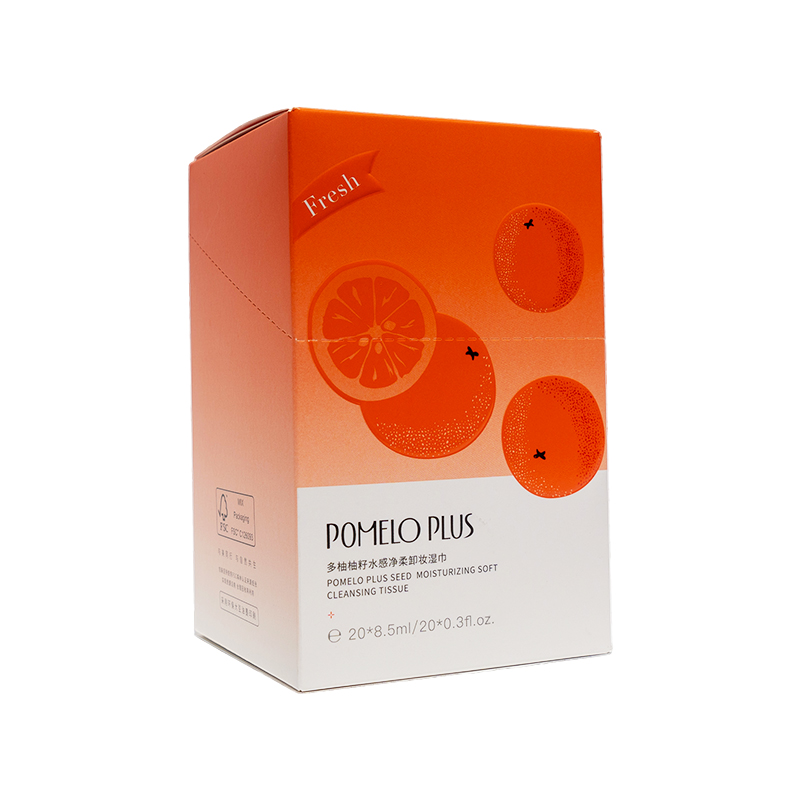 多柚柚籽卸妆湿巾：一敷即净，温和不刺激