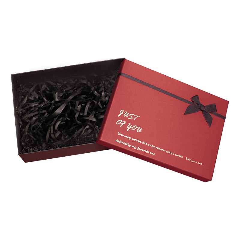 BOOEEM深红蝴蝶结空礼盒套装