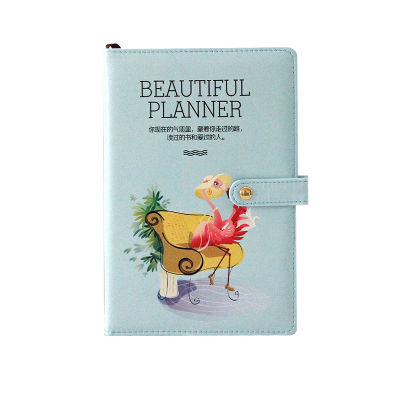 BOOEEM火烈鸟文艺精致PU笔记本