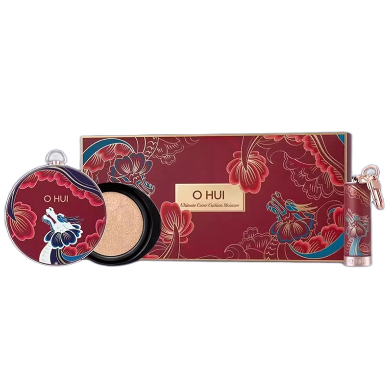 欧蕙精致妆容保湿气垫粉底液礼盒01白皙色（限定） BB霜遮瑕防晒