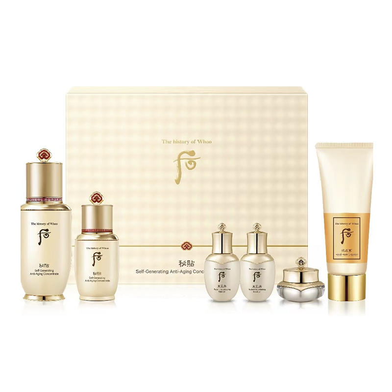 whoo后秘贴焕能修护精华礼盒6件套