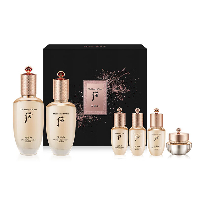 Whoo后天率丹和率提拉礼盒6件套328ml