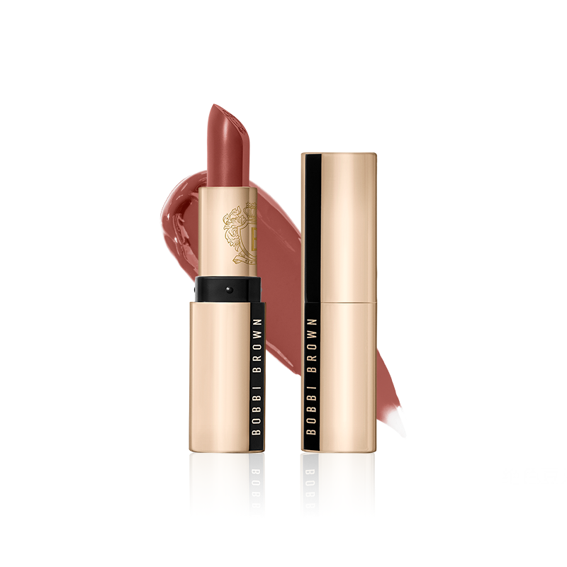 芭比波朗奢金缎光唇膏8号赤茶奶棕